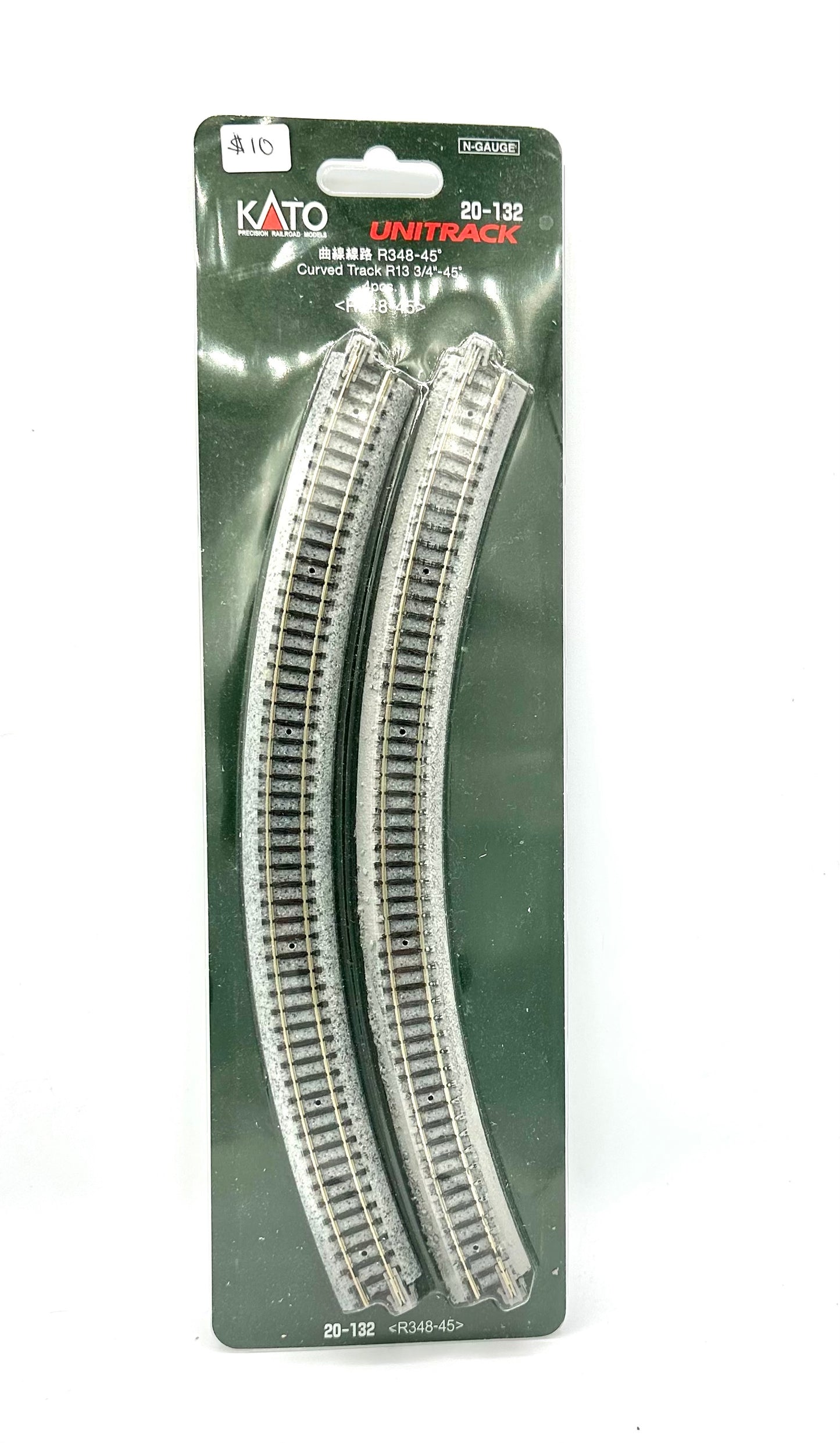 Kato N Scale UniTrack 20-120 R315 45' 4pc Curved Track