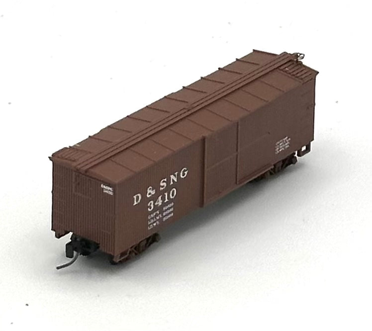 Micro Trains MTL 15105 Nn3 Narrow Gauge Durango & Silverton 30' Box Car Single Door