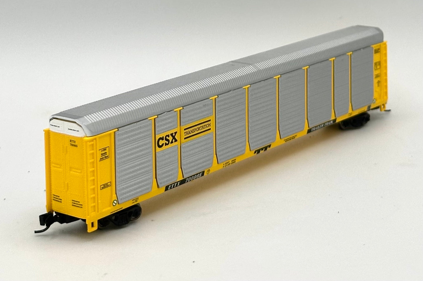 ConCor 0001-014692-1 N Scale CSX Corp Tri-Level AutoRack Car W/MT