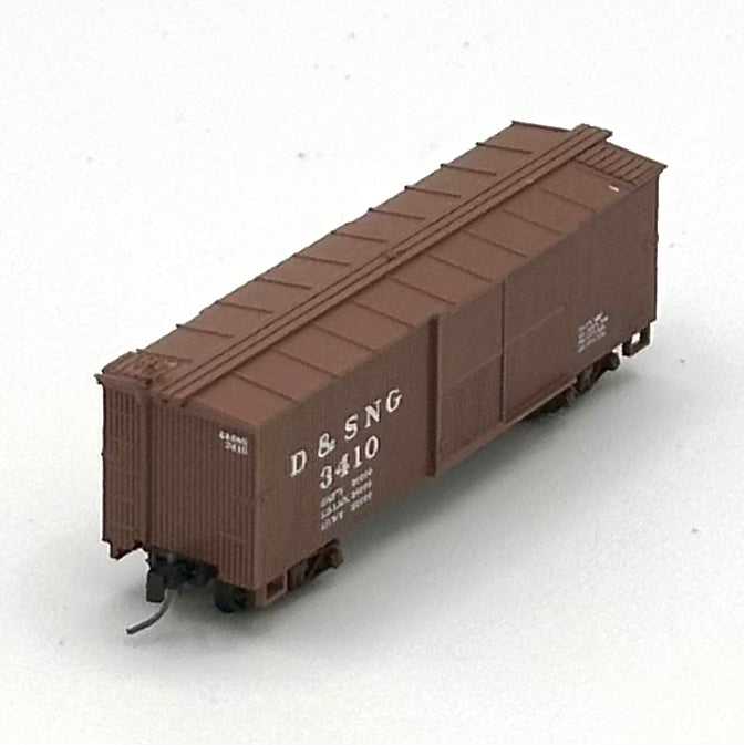 Micro Trains MTL 15105 Nn3 Narrow Gauge Durango & Silverton 30' Box Car Single Door