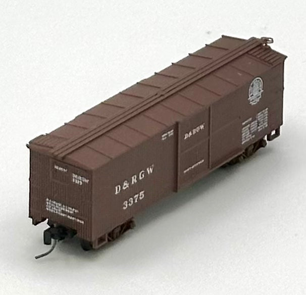 Micro Trains MTL 15101 Nn3 Narrow Gauge Durango & Silverton 30'Box Car D&SNG 3375