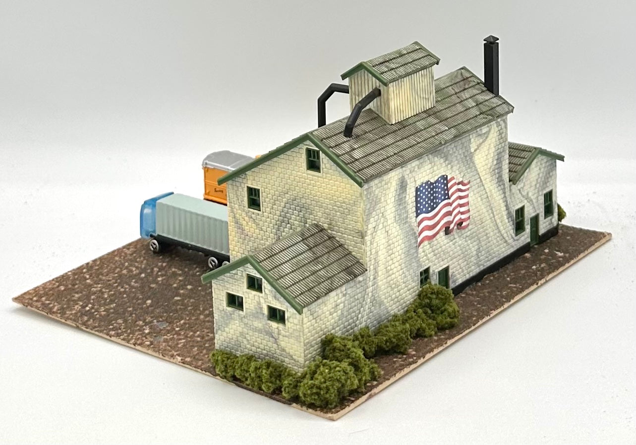 N Scale;Custom Built "Quality Furniture Manfacturers" Diorama