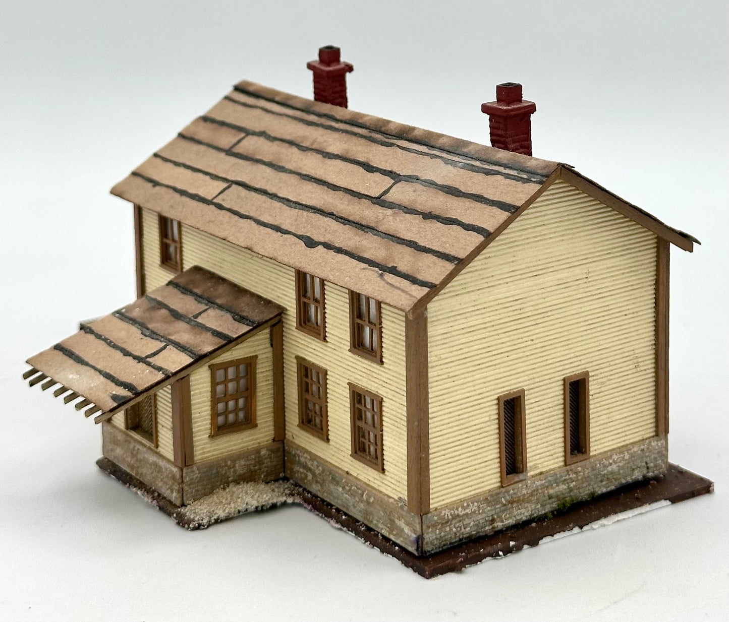 Blair Line N Scale Laser Cut Wood Custom painted Warehouse, Lighted Fully Assembled