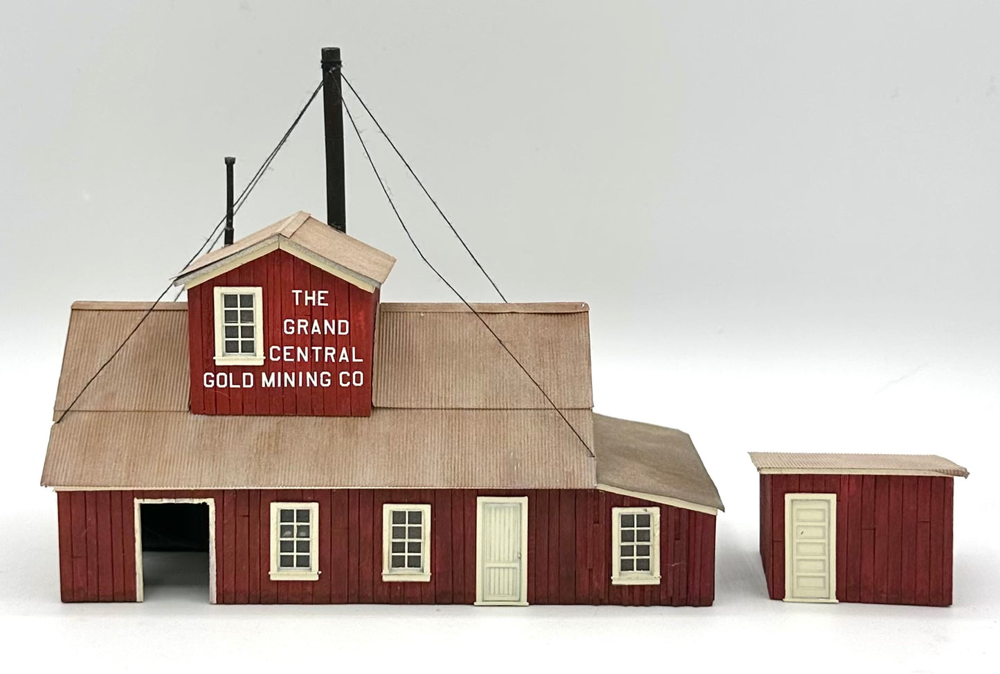 Blair Line N Scale Laser Cut Wood Custom painted "the Grand Central Gold Mining Co. Fully Assembled