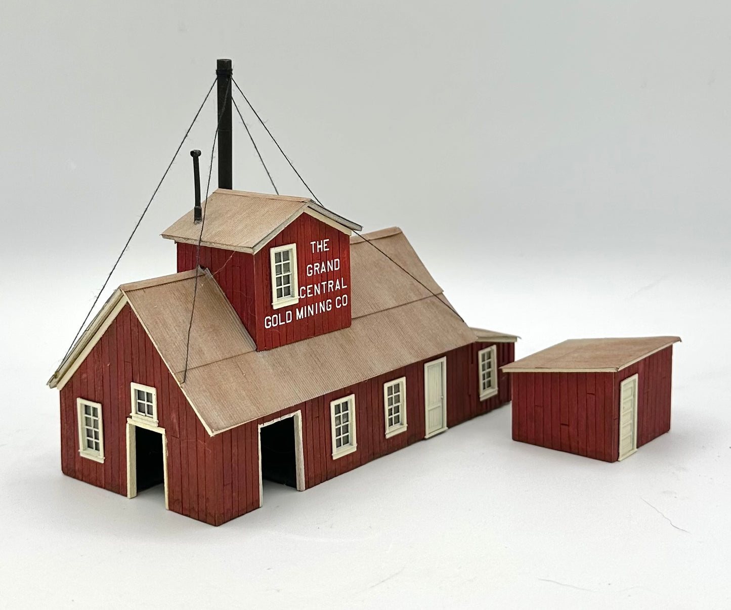 Blair Line N Scale Laser Cut Wood Custom painted "the Grand Central Gold Mining Co. Fully Assembled