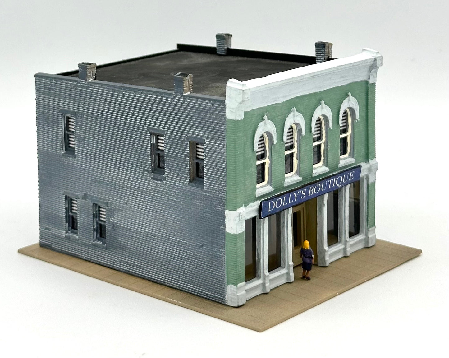 Woodland Scenics N Scale Custom Painted/Weathered "Dolly's" Boutique Lighted Shop Interior