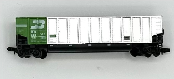 Deluxe Innovations N Scale Burlington Northern 14 Panel CoalPorter w/o Load BN533325
