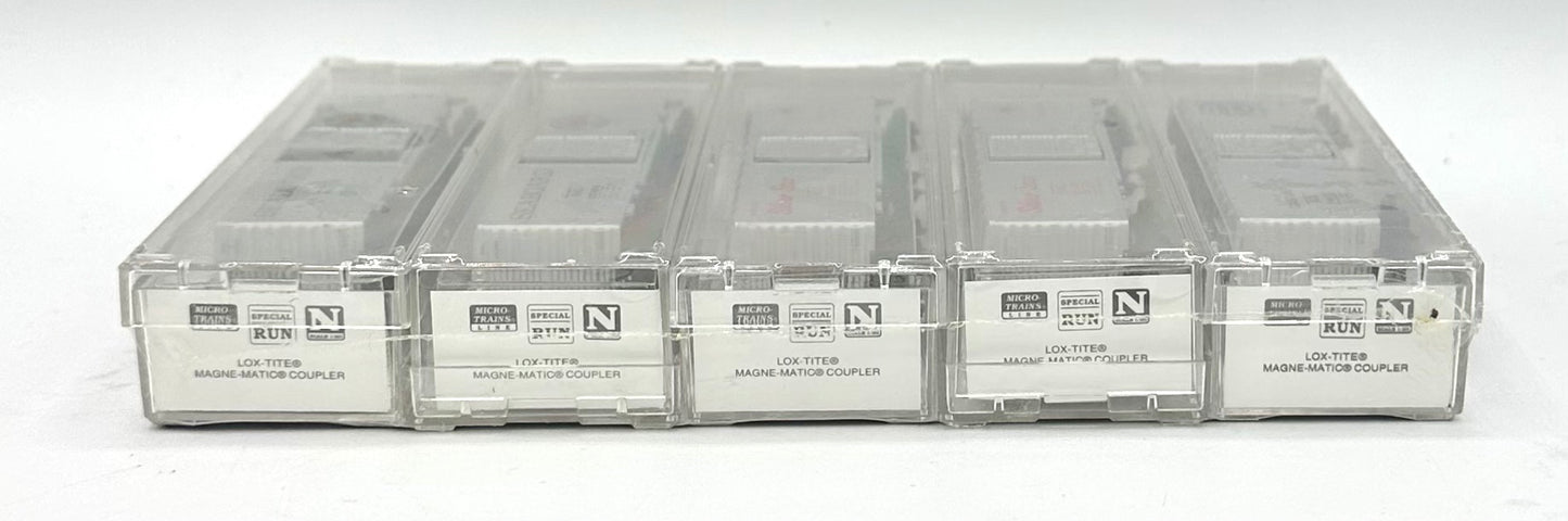 Raleigh Rails Micro-Trains N Scale Limited Edition Number "1" Seaboard Air Line Atlantic Coast 5 car Pack