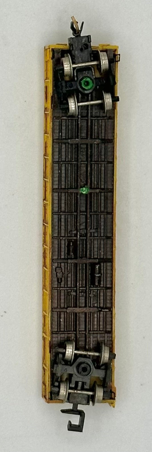 N Scale CRANDIC Weathered Gondola Conversion Car , Rapido to MTL Knuckle Coupler