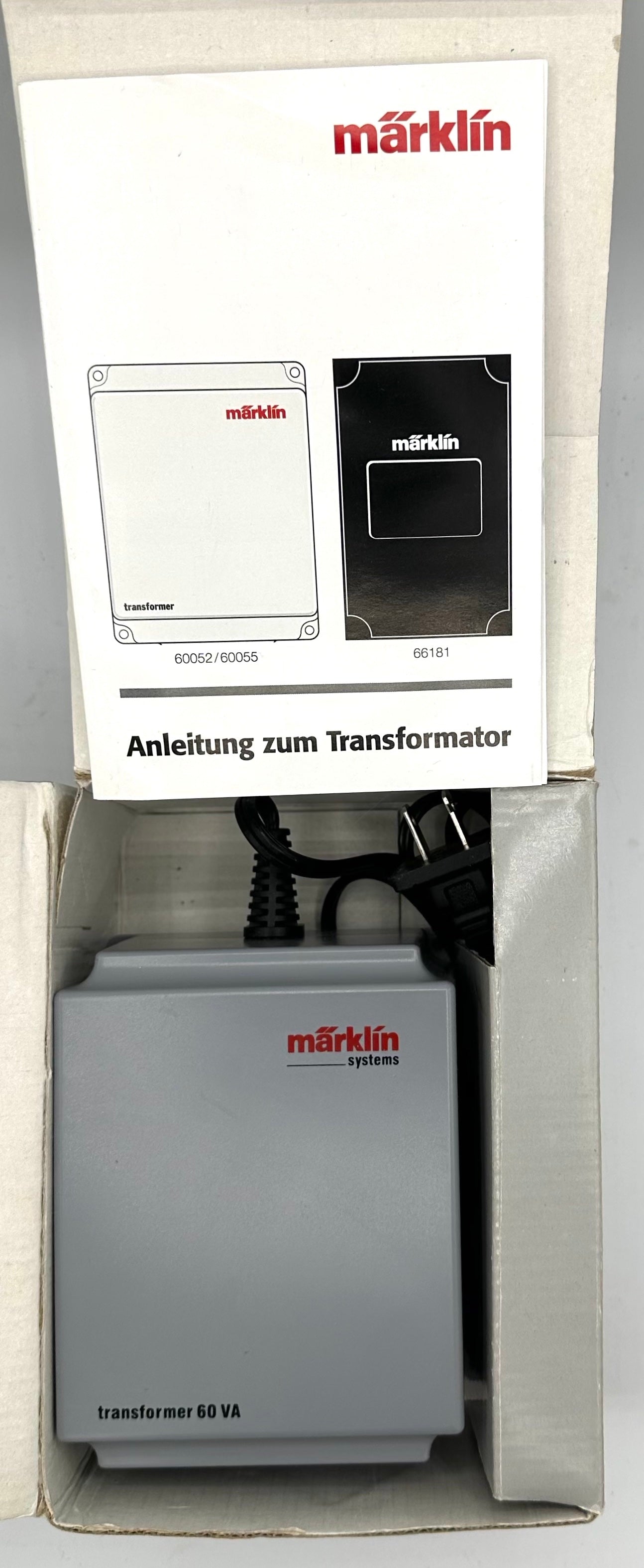 Marklin 60055 60VA 120v Transfomer
