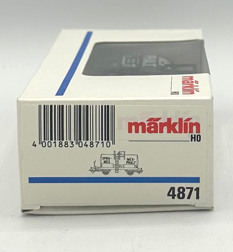 Marklin 4871 HO Scale "Mex-Phalt"-"Spra-Mex" Tank Car