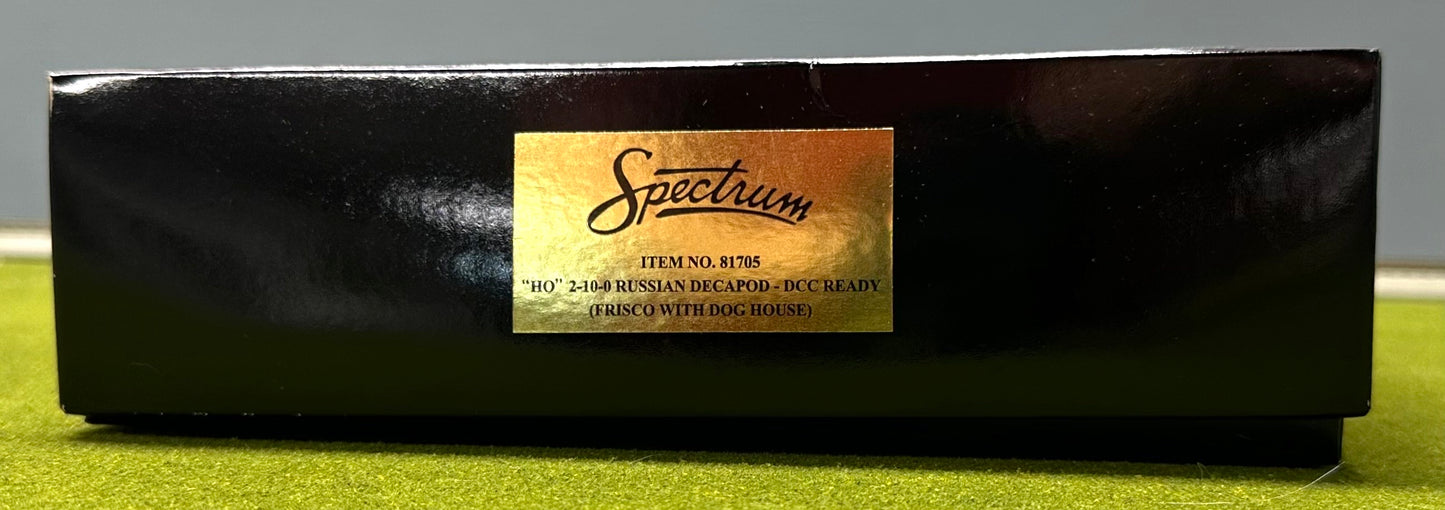Spectrum 81705 HO Scale 2 10-0 Russian Decapod Frisco DC DCC ready Steam Locomotive