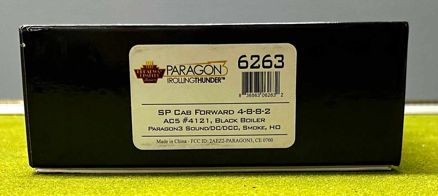 Broadway Paragon 6263 HO Scale 4-8-8-2 Southern Pacific Cab Forward AC5 DC/DCC Paragon3,Smoke Steam Locomotive