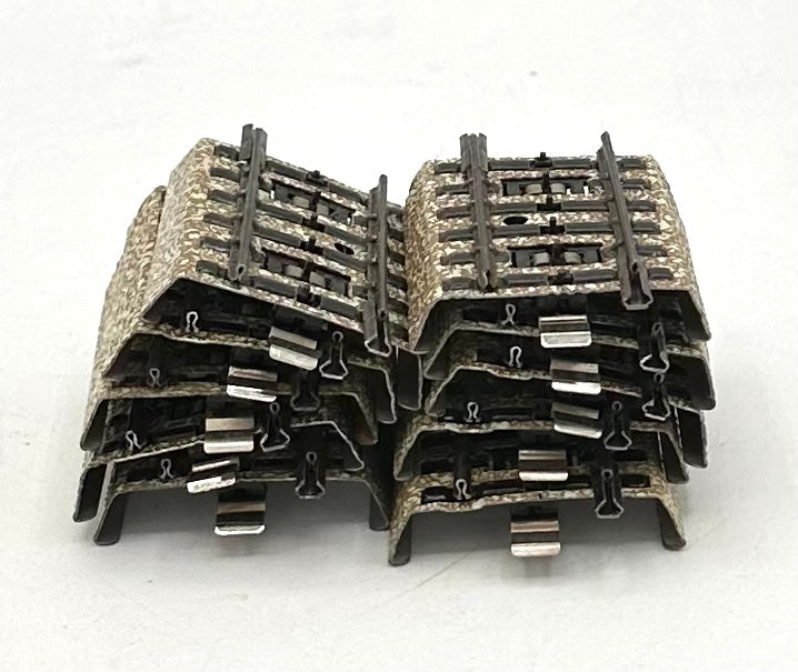 Marklin 5108 HO M Track 1/4"Straight Track 3-Rail AC 10pc