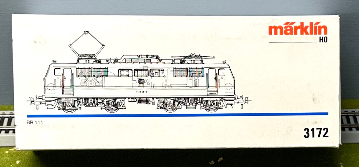 Marklin 3172 HO DB BR111-068-3, 3-Rail Analog AC Electric Locomotive