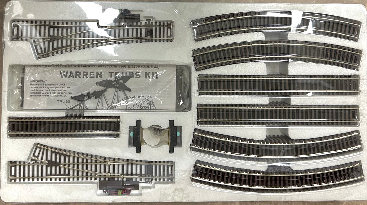 Atlas #578 HO Scale River Pass Track Pack