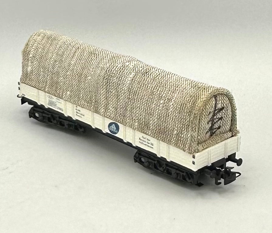 Marklin 94149 HO Scale "Adidas" Flat Car With Canvas Fabric Cover