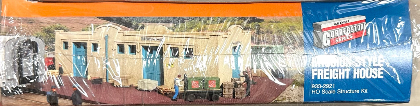 Walthers 933-2921 HO Scale Mission-Style Freight House Kit