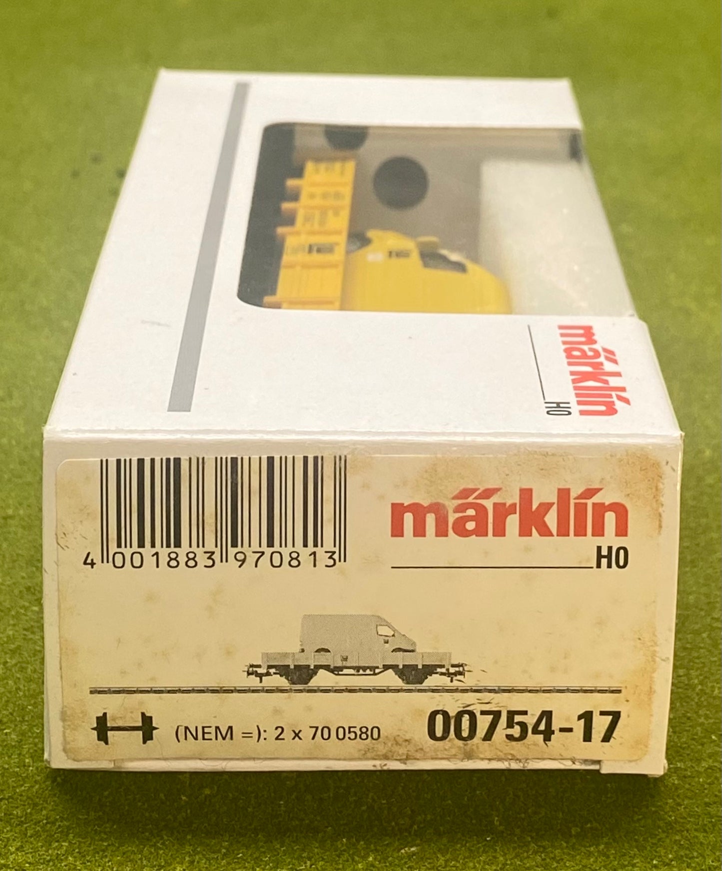 Marklin 00754-17 HO Scale DB Kbs-Series Flat Car W/ Mercedes -Benz PKW Spur Load