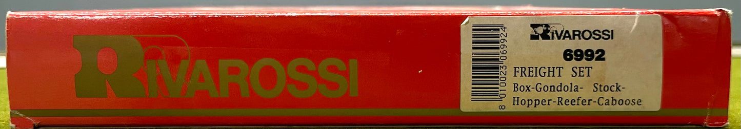 RivaRossi 6992 HO Freight 6 Car Set Box/Gondola/Stock/Hopper/Reefer/Caboose