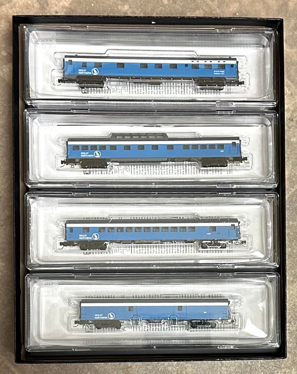 Micro Trains MTL Z Scale 553 54 160 Great Northern Passenger Car 4 -Pack