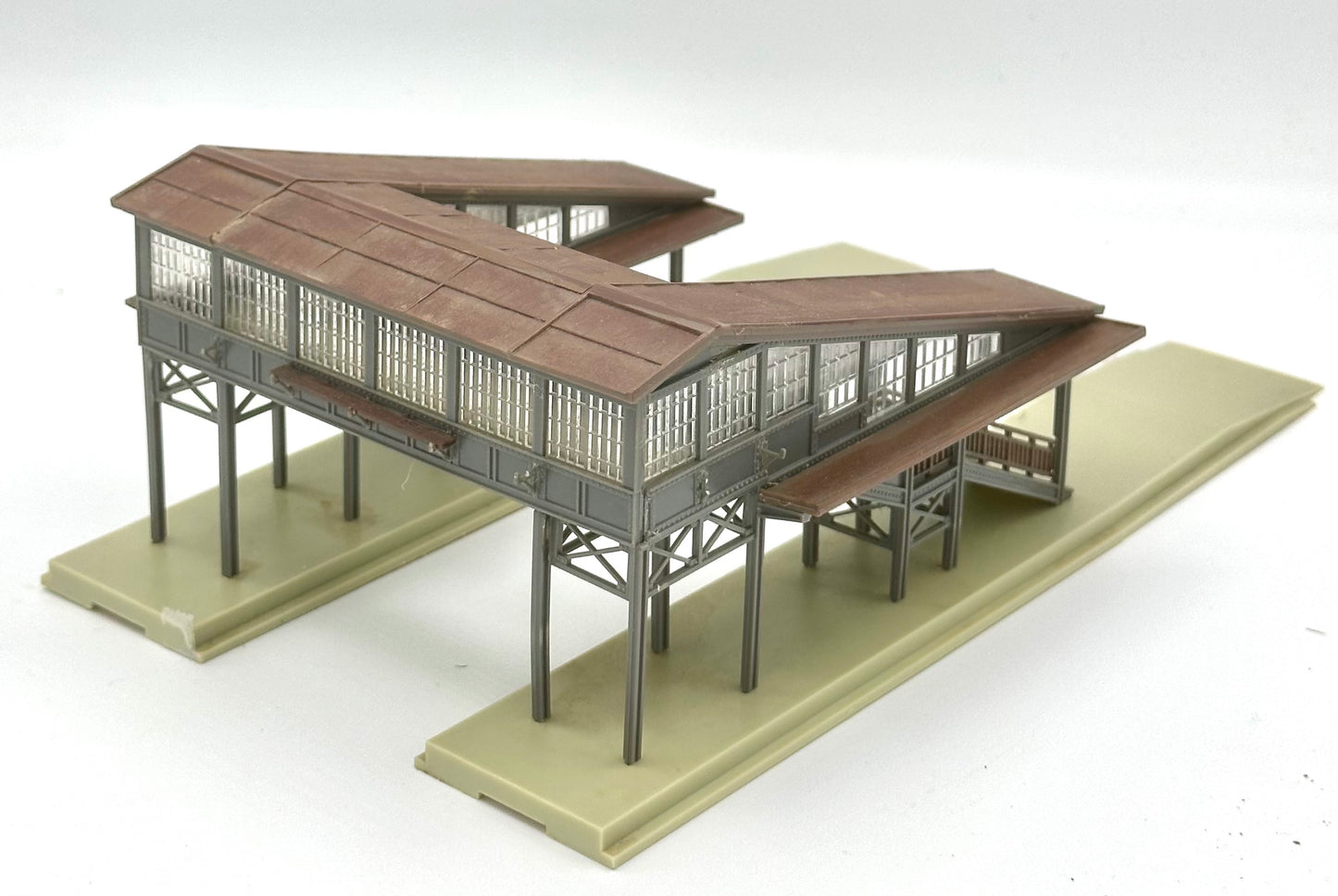 Faller 222153 Ncale Radolfzell Weathered Platform Bridge , Fully Assembled