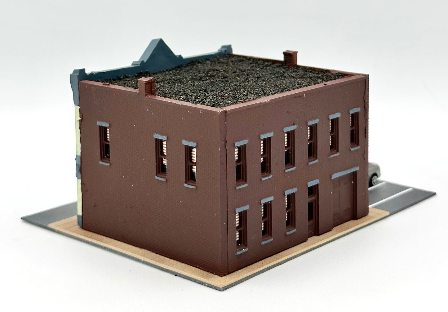 DPM Woodland Scenics N Scale Custom Painted "Whit's Steak House" Lighted Diorama.