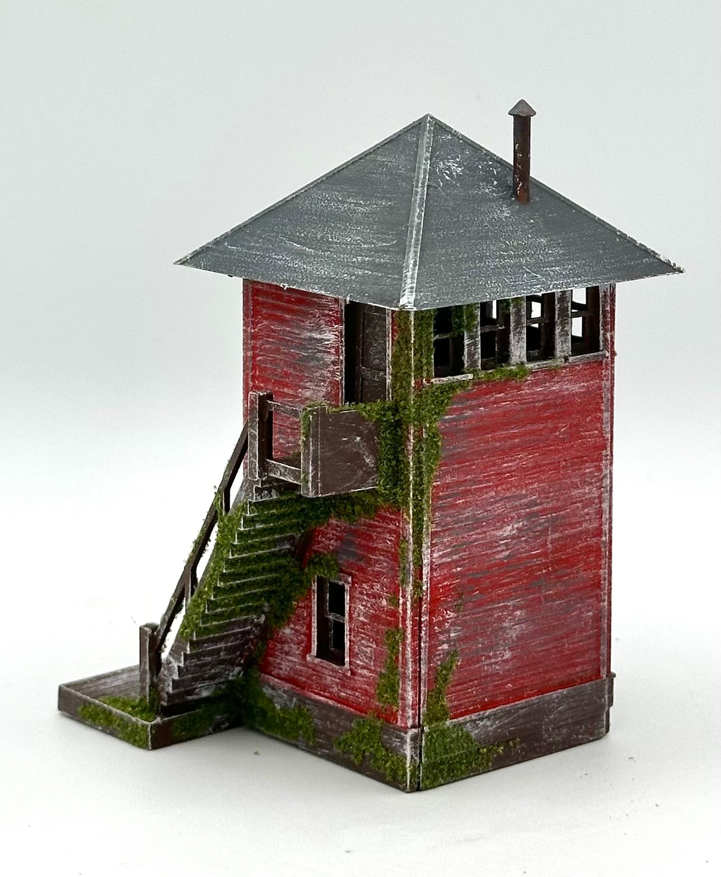 HO Scale Custom Painted/Weathered Abandoned Trackside Signal box