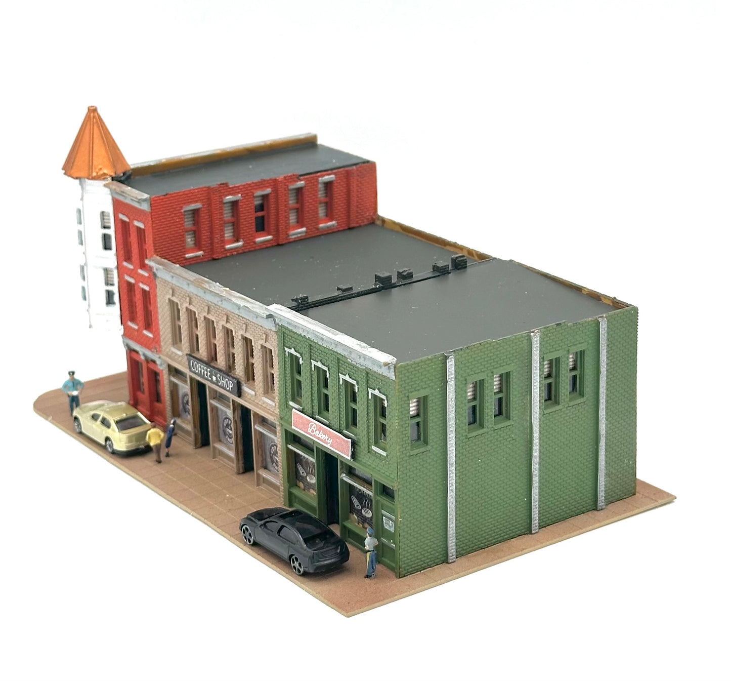 Walthers N Scale Merchants Row II Downtown New Diorama