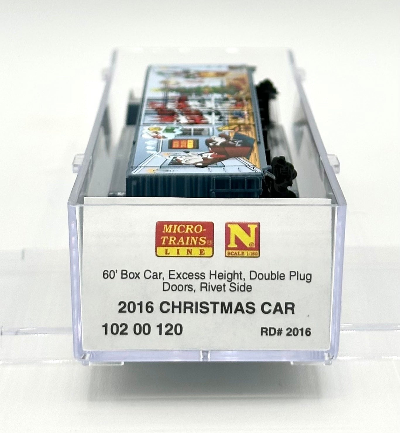Micro Trains MTL N Scale 102 00 120 Micro Mouse 2016 Christmas 60'HC Box Car