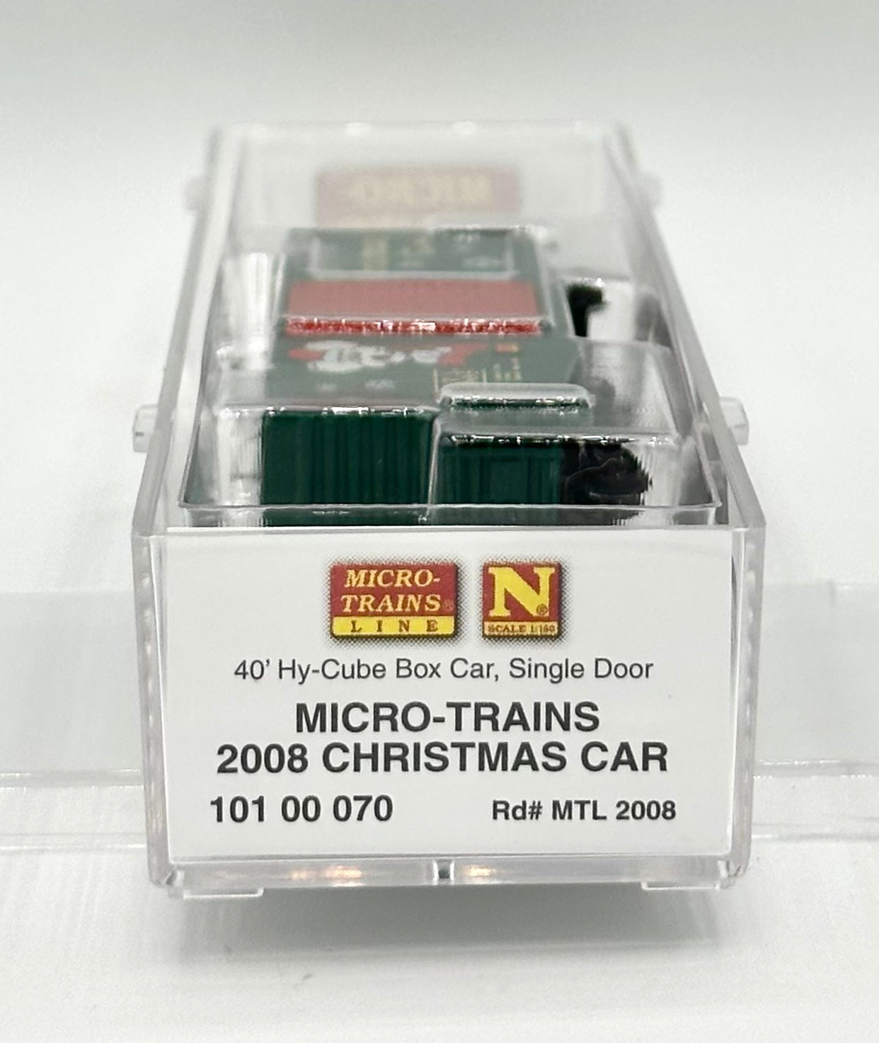 Micro Trains MTL N Scale 101 00 070 Micro Mouse 2008 Christmas 40'HC Box Car