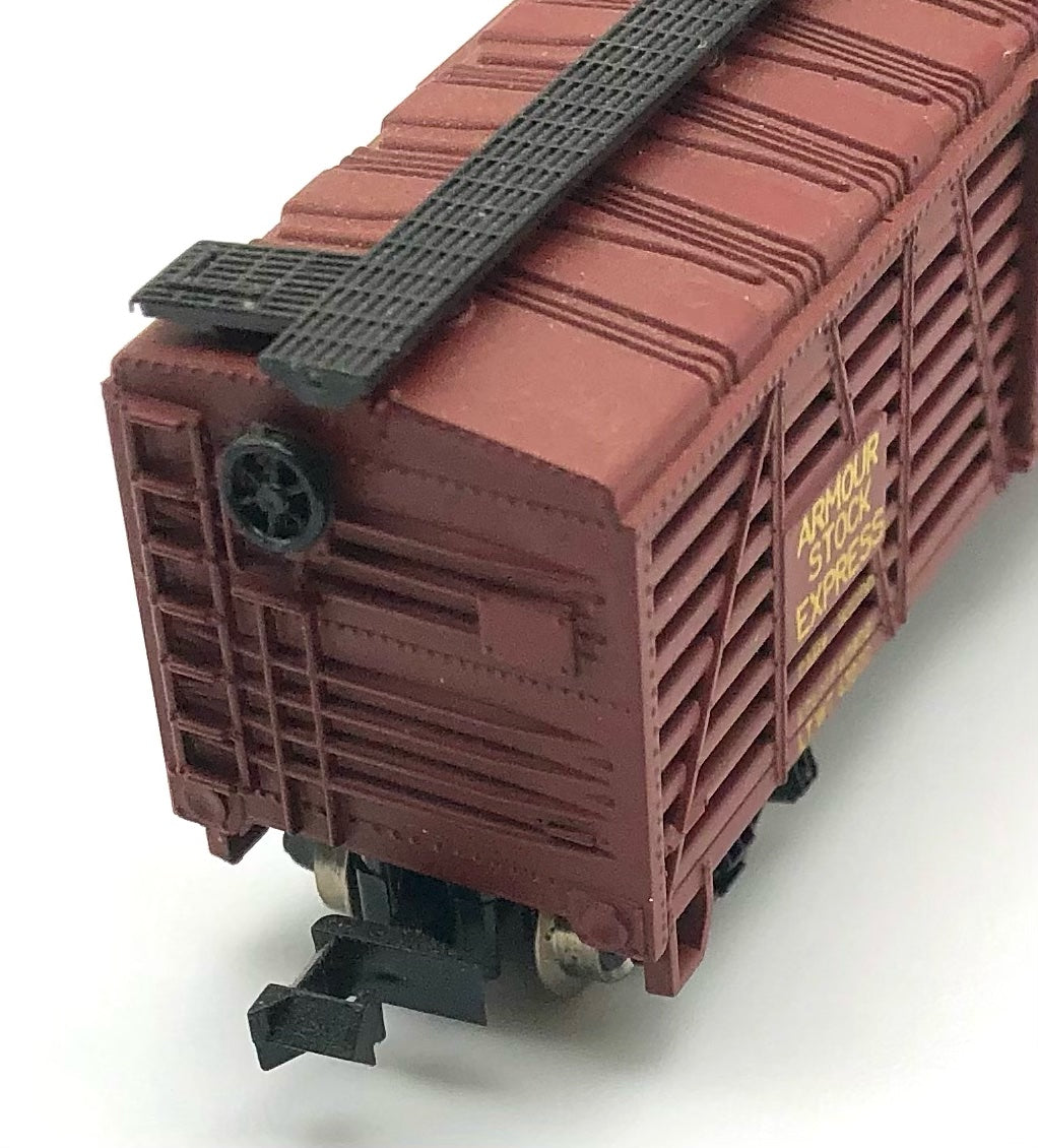 MRC N Scale 7071 Armour Stock Express Stock Car