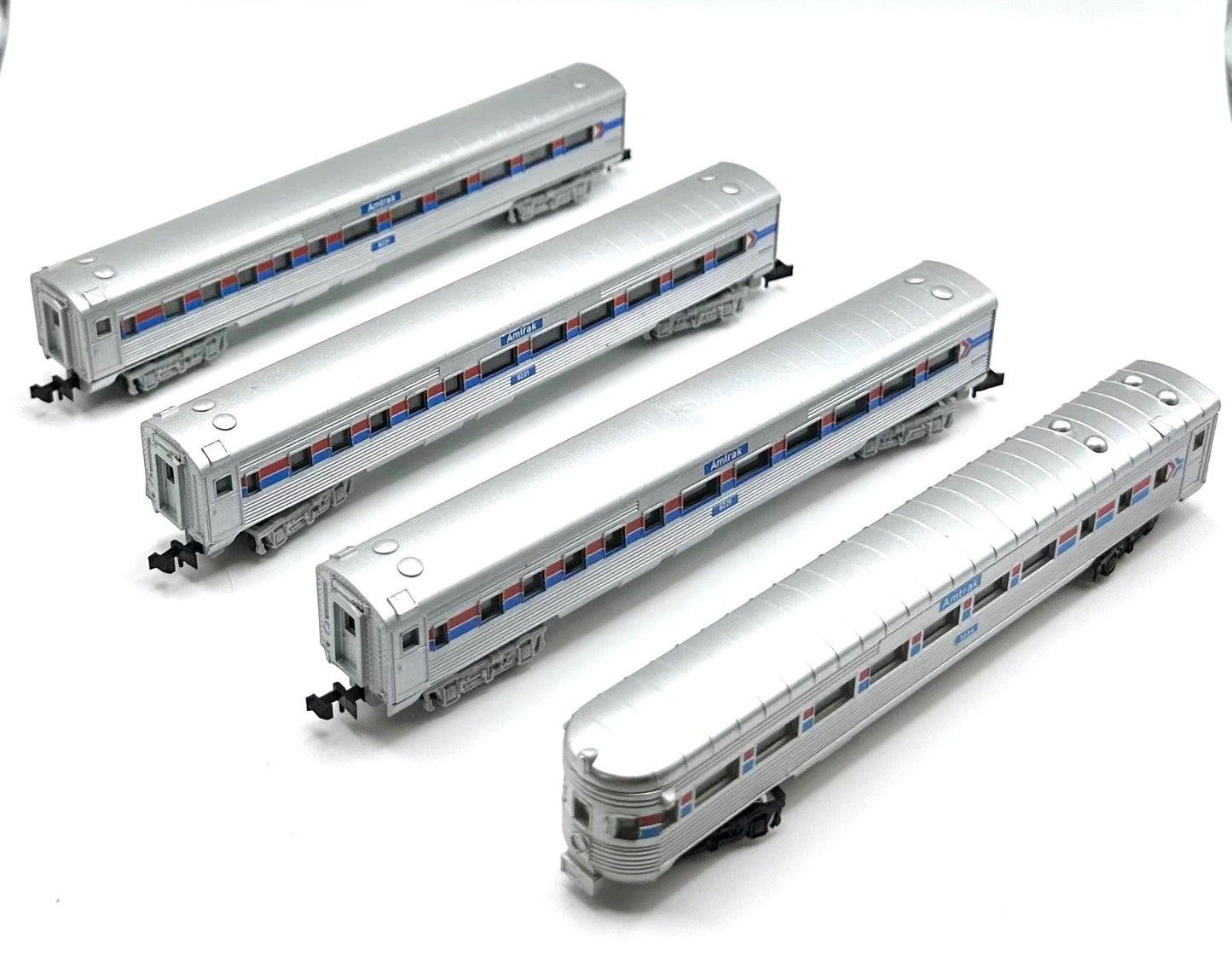 MiniTrix N Scale 4 Car Amtrak Passenger Car set