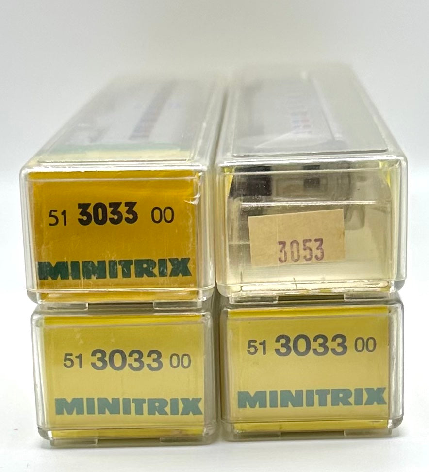 MiniTrix N Scale 4 Car Amtrak Passenger Car set