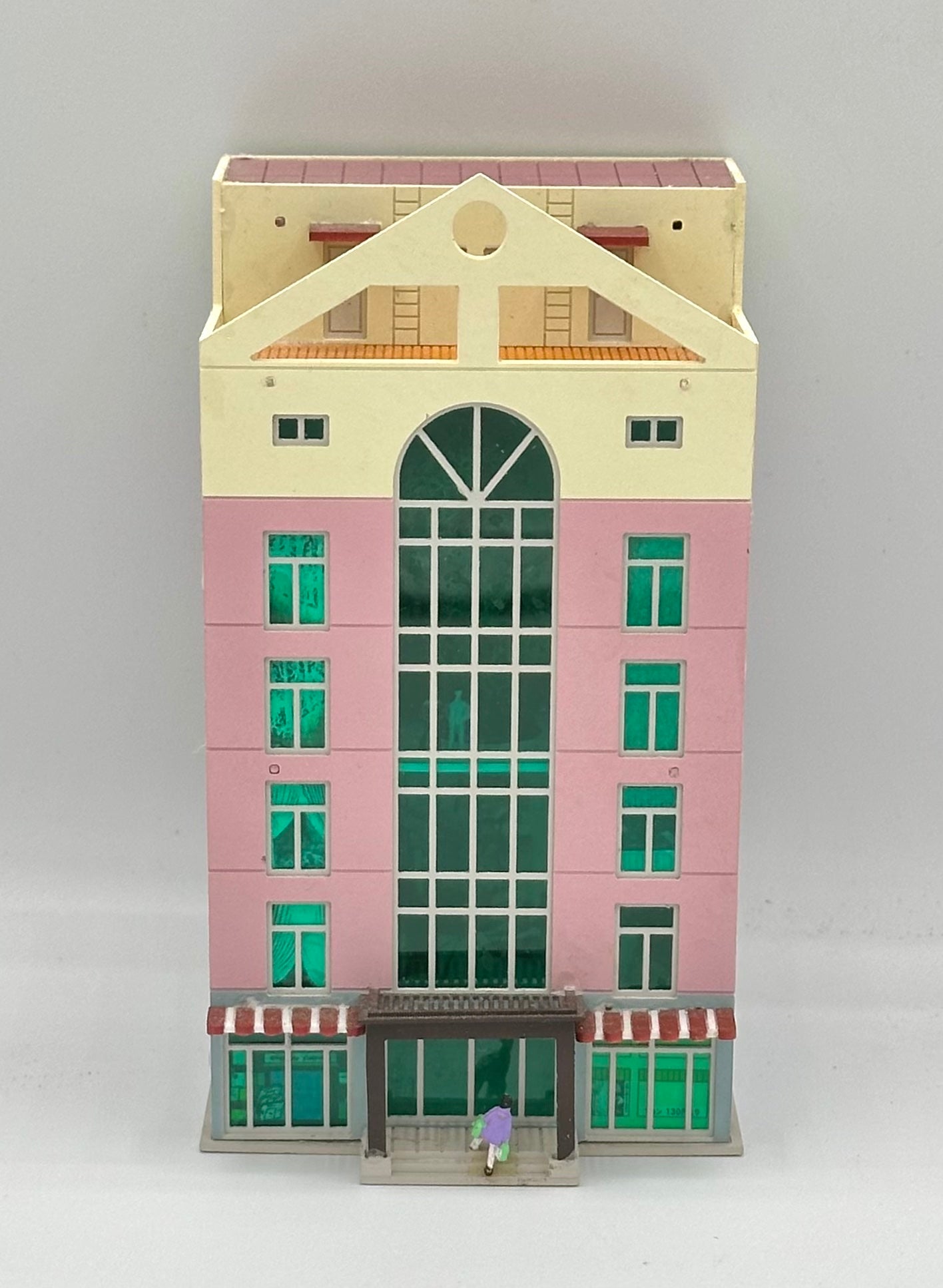 Outlands Style N Scale Custom Built/Painted 7-Story Tower Block