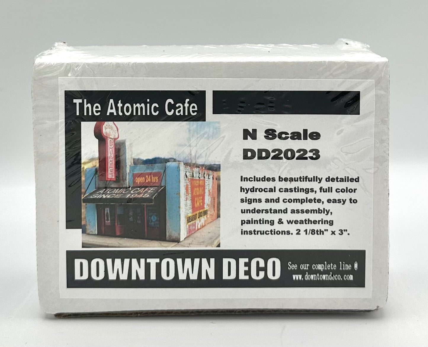 Downtown Deco N Scale DD2023 "The Atomic Cafe" New Building Kit