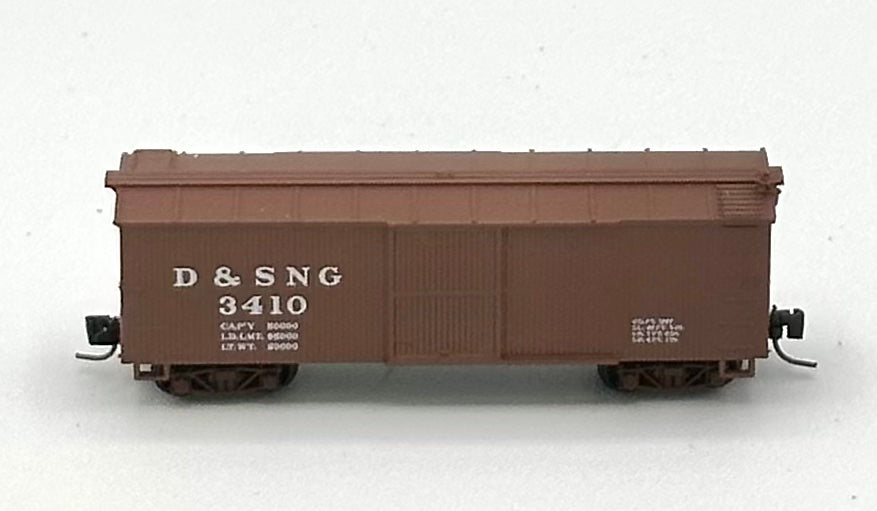 Micro Trains MTL 15105 Nn3 Narrow Gauge Durango & Silverton 30' Box Car Single Door