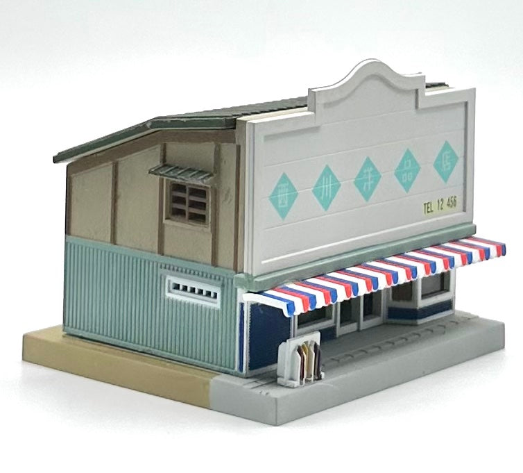 TomyTec N Scale Building Single Story Shop Fully assembled