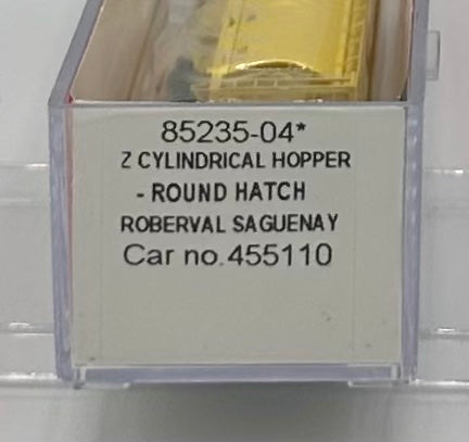 InterMountain Z Scale 85235-04 Roberval Saguenay Cylindrical Hopper Round Hatch