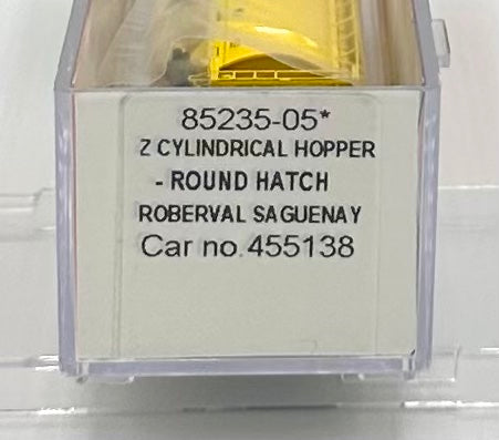 InterMountain Z Scale 85235-05 Roberval Saguenay Cylindrical Hopper Round Hatch