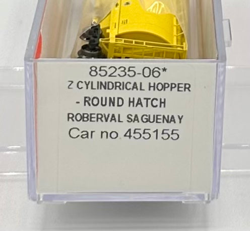 InterMountain Z Scale 85235-06 Roberval Saguenay Cylindrical Hopper Round Hatch