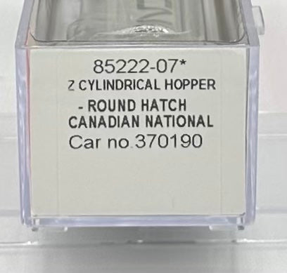 InterMountain Z Scale 85222-07 Canadian National Cylindrical Hopper Round Hatch