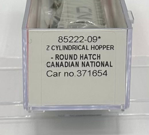 InterMountain Z Scale 85222-09 Canadian National Cylindrical Hopper Round Hatch