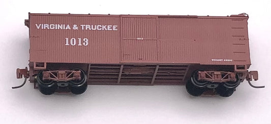 Micro Trains MTL Nn3 Narrow Gauge 15109 Virginia & Truckee Wood Sheathed 30' Box Carx Car