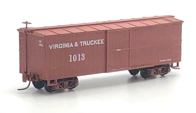 Micro Trains MTL Nn3 Narrow Gauge 15109 Virginia & Truckee Wood Sheathed 30' Box Carx Car