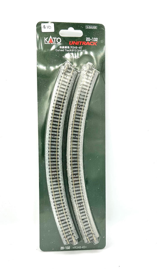 Kato N Scale UniTrack 20-120 R315 45'  4pc Curved Track