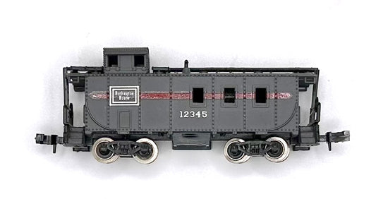 LifeLike N Scale Burlington Route Offset Cupola Rivet side caboose