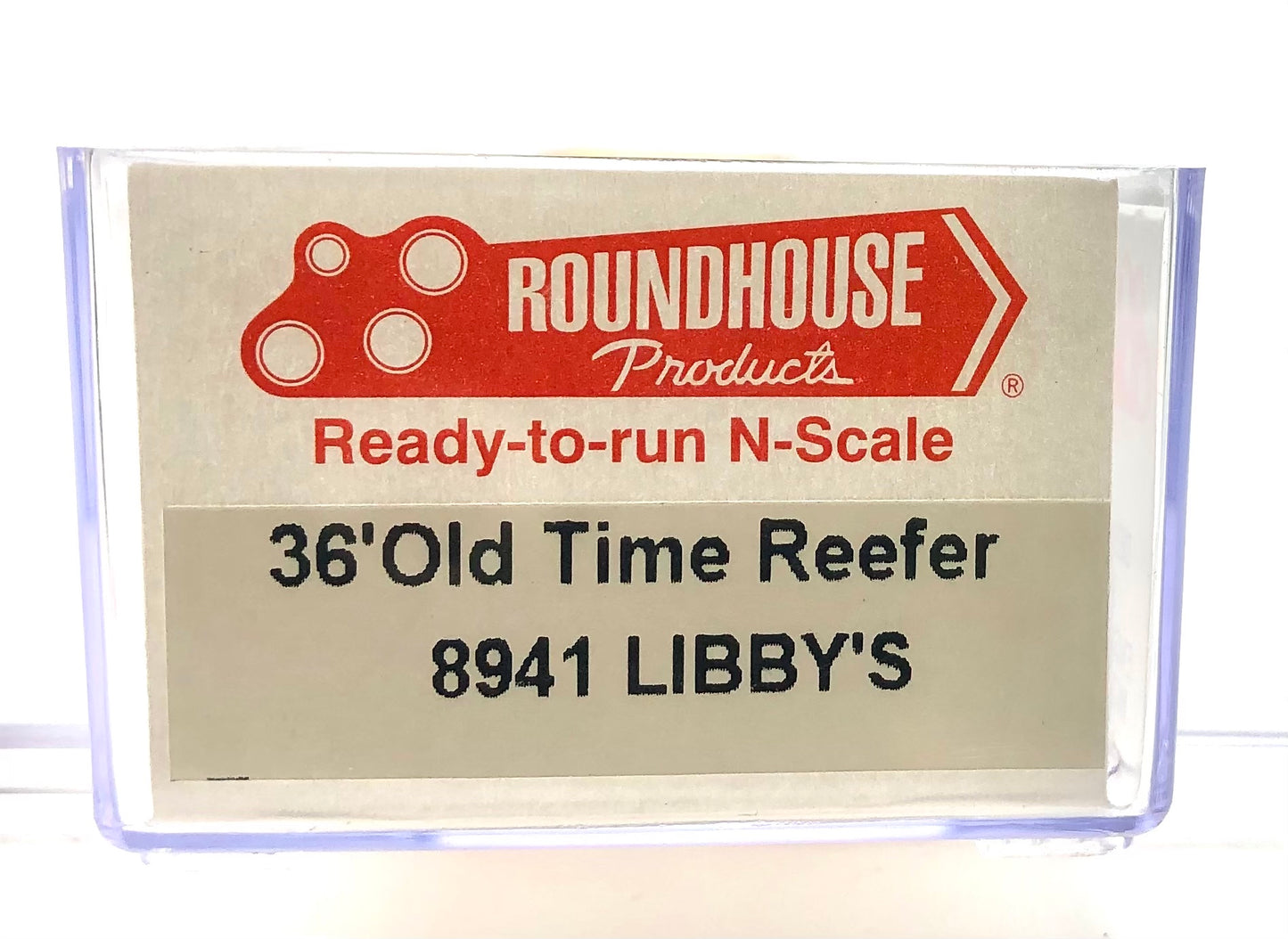 RoundHouse 8941 N Scale 36' Libby Old Time Reefer+MDC Knuckle coupler conversion