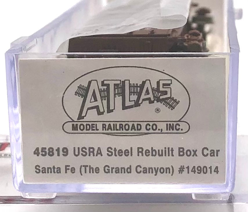 Atlas N Scale 45819 ATSF USRA Steel Re-built Santa Fe  Boxcar "The Grand Canyon"