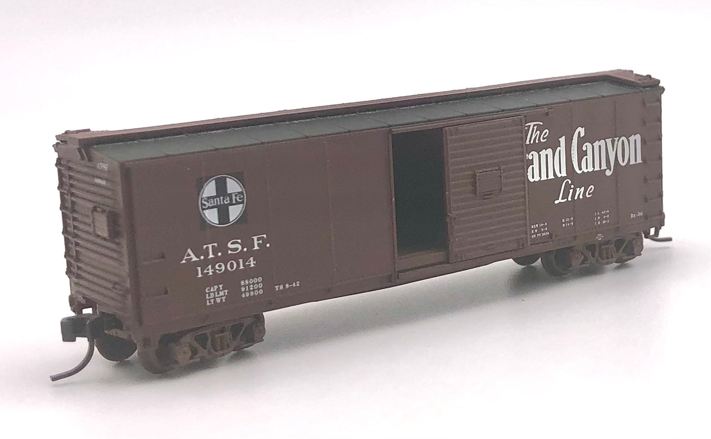 Atlas N Scale 45819 ATSF USRA Steel Re-built Santa Fe  Boxcar "The Grand Canyon"